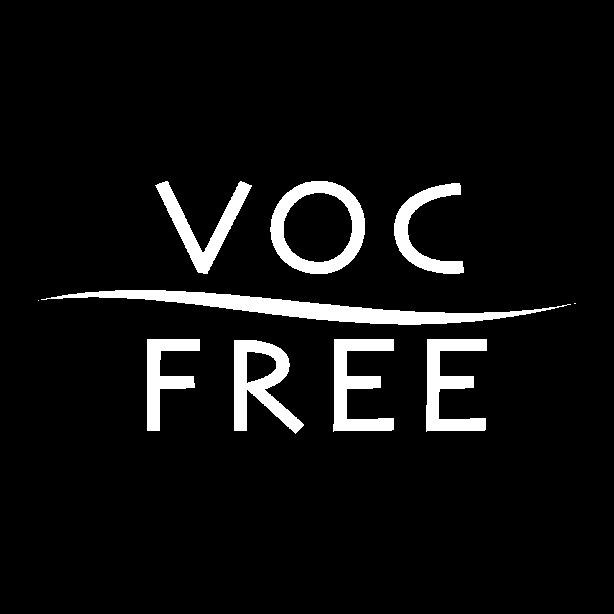 VOC FREE White Logo Vector Logo